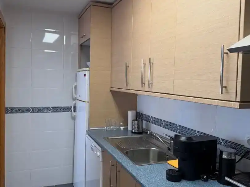 Küche von Wohnung zum Verkauf in Mutxamel mit Klimaanlage, Schwimmbad und Balkon