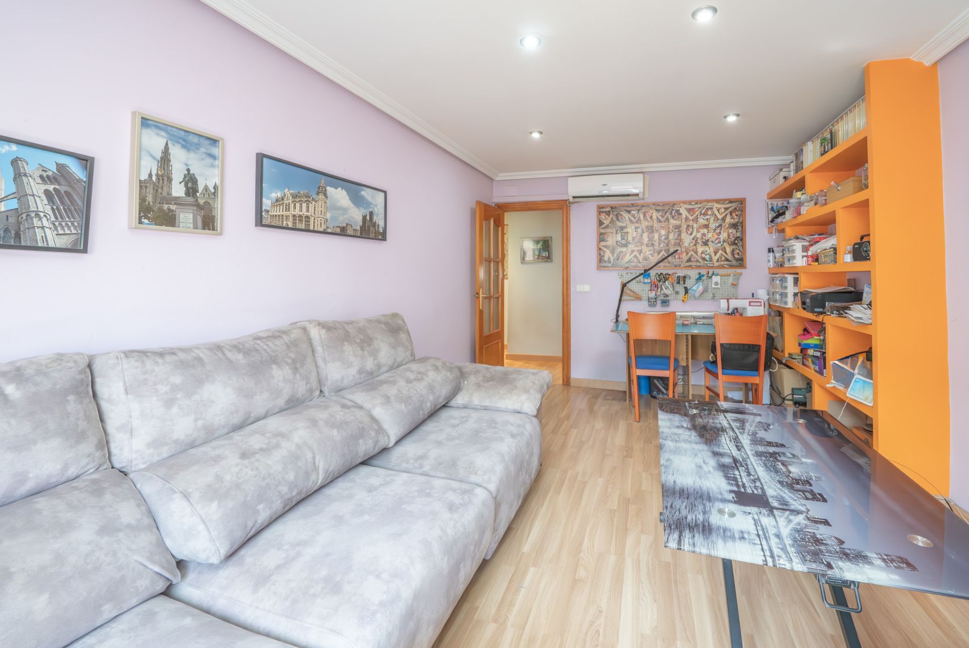 Living room of Flat for sale in San Vicente del Raspeig / Sant Vicent del Raspeig  with Air Conditioner