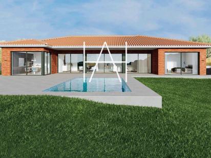 Exterior view of House or chalet for sale in Sant Vicenç de Montalt  with Air Conditioner and Swimming Pool