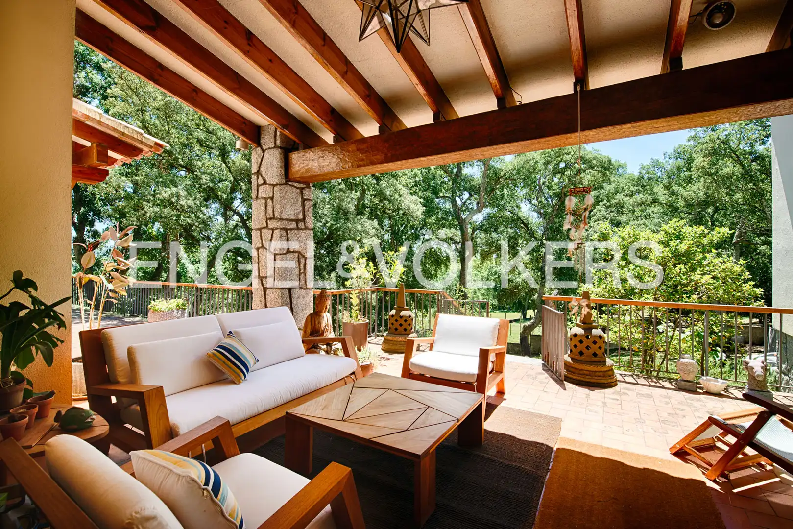 Terraza de Casa o chalet en venta en Maçanet de Cabrenys con Aire acondicionado, Calefacción y Jardín privado