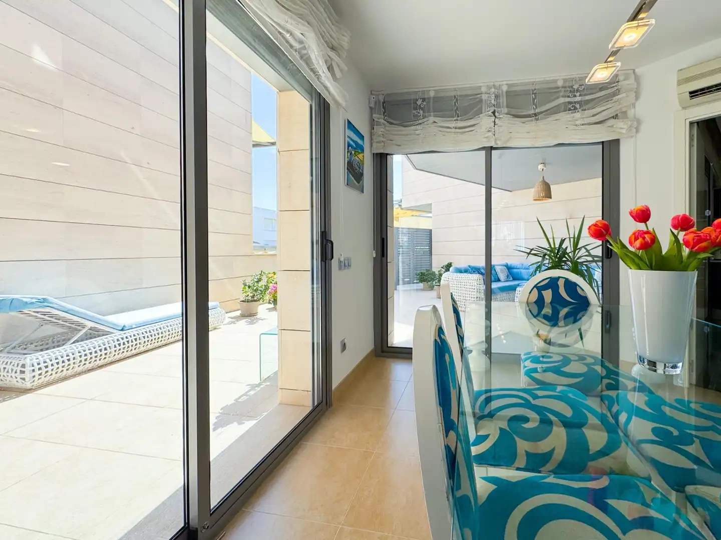 Terraza de Casa o chalet en venta en Torredembarra con Aire acondicionado, Calefacción y Jardín privado
