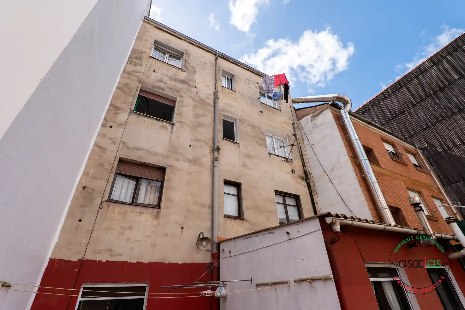Vista exterior de Piso en venta en Gijón 
