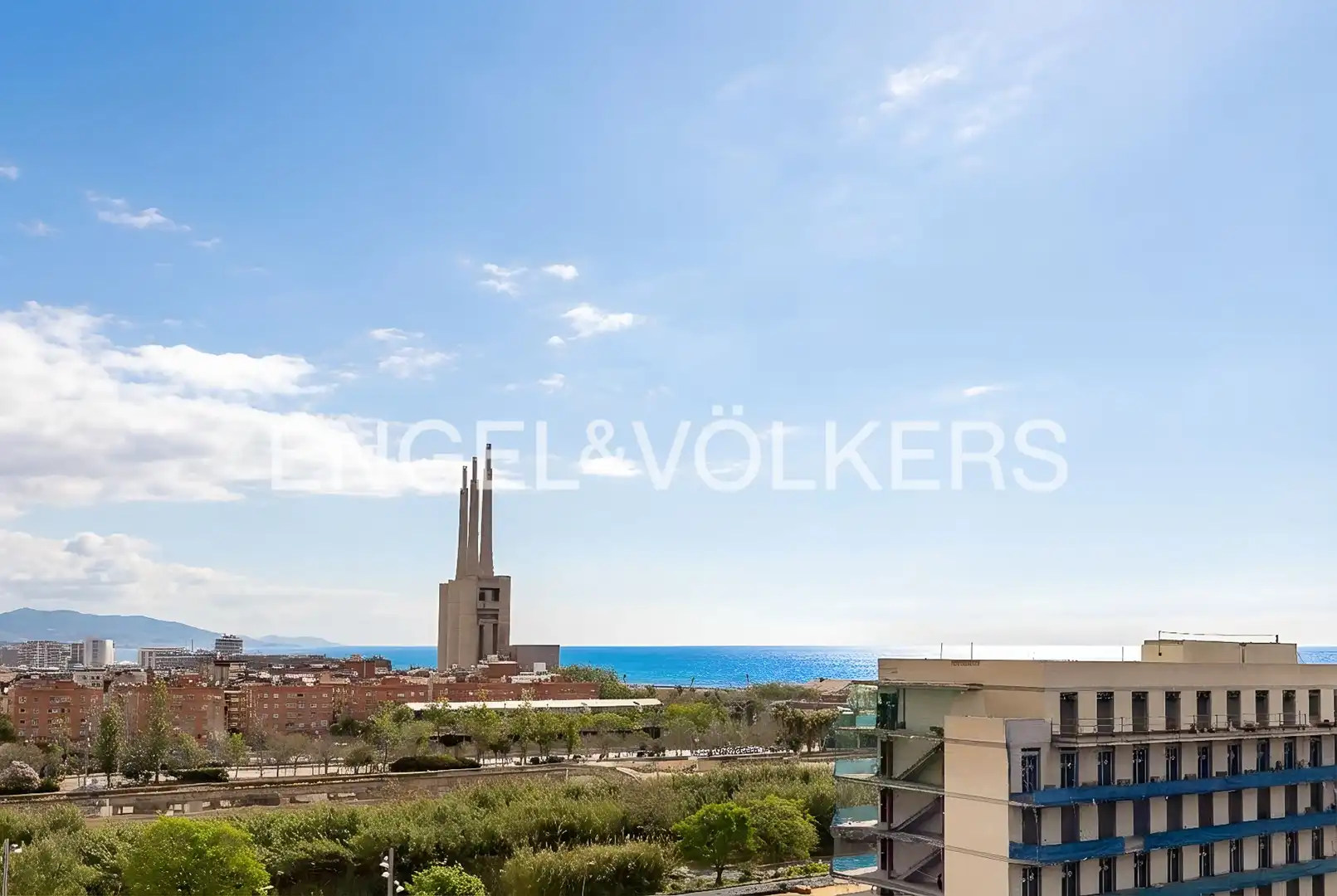 Vista exterior de Ático en venta en Sant Adrià de Besòs con Aire acondicionado, Calefacción y Parquet