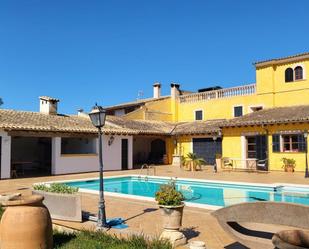 Swimming pool of Country house for sale in Santa María del Camí  with Air Conditioner, Private garden and Swimming Pool