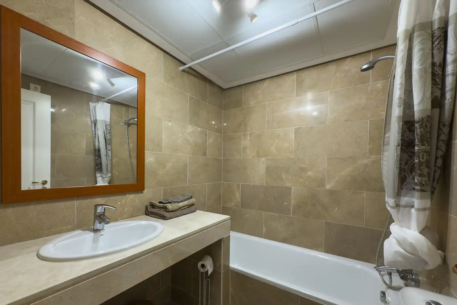 Bathroom of Flat for sale in Manilva  with Air Conditioner, Terrace and Furnished