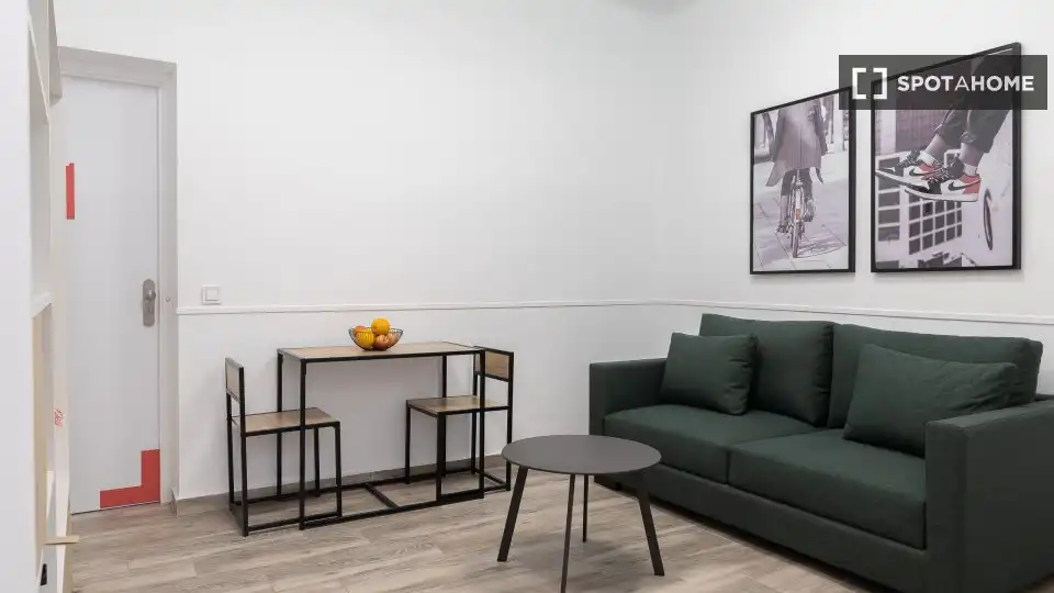 Sala de estar de Piso de alquiler en Getafe con Aire acondicionado, Calefacción y Amueblado
