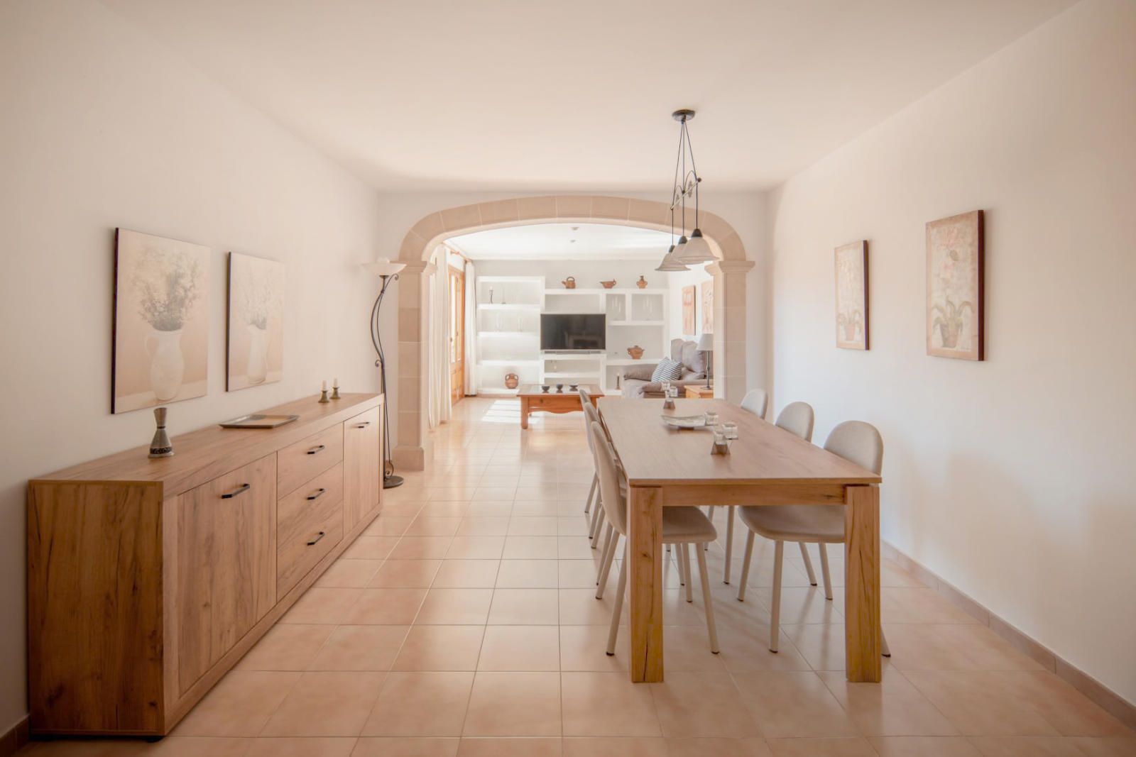 Menjador de Apartament en venda en Pollença amb Aire condicionat, Calefacció i Terrassa