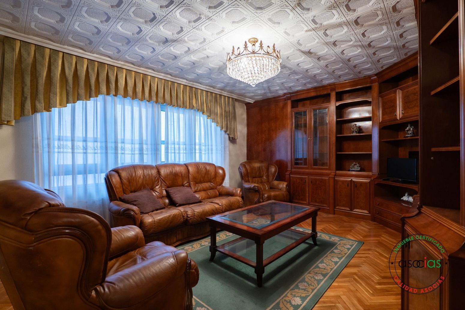 Sala de estar de Piso en venta en Gijón  con Calefacción y Parquet