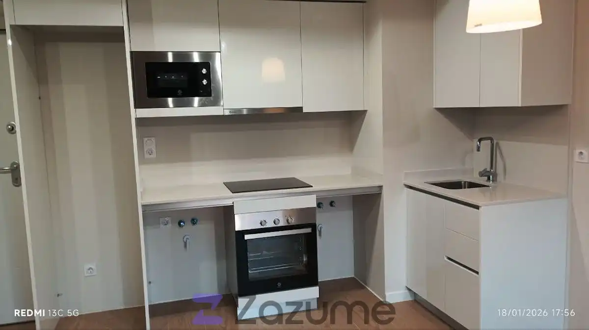 Kitchen of Flat for rent in Valencia  with Air Conditioner, Private garden and Terrace