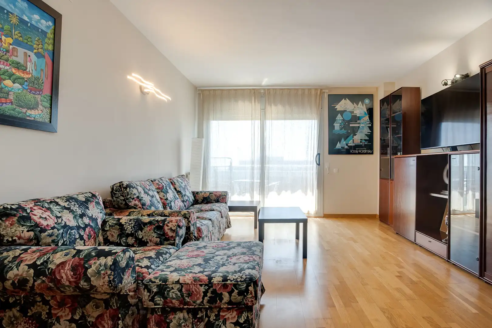 Sala d'estar de Àtic en venda en Sant Adrià de Besòs