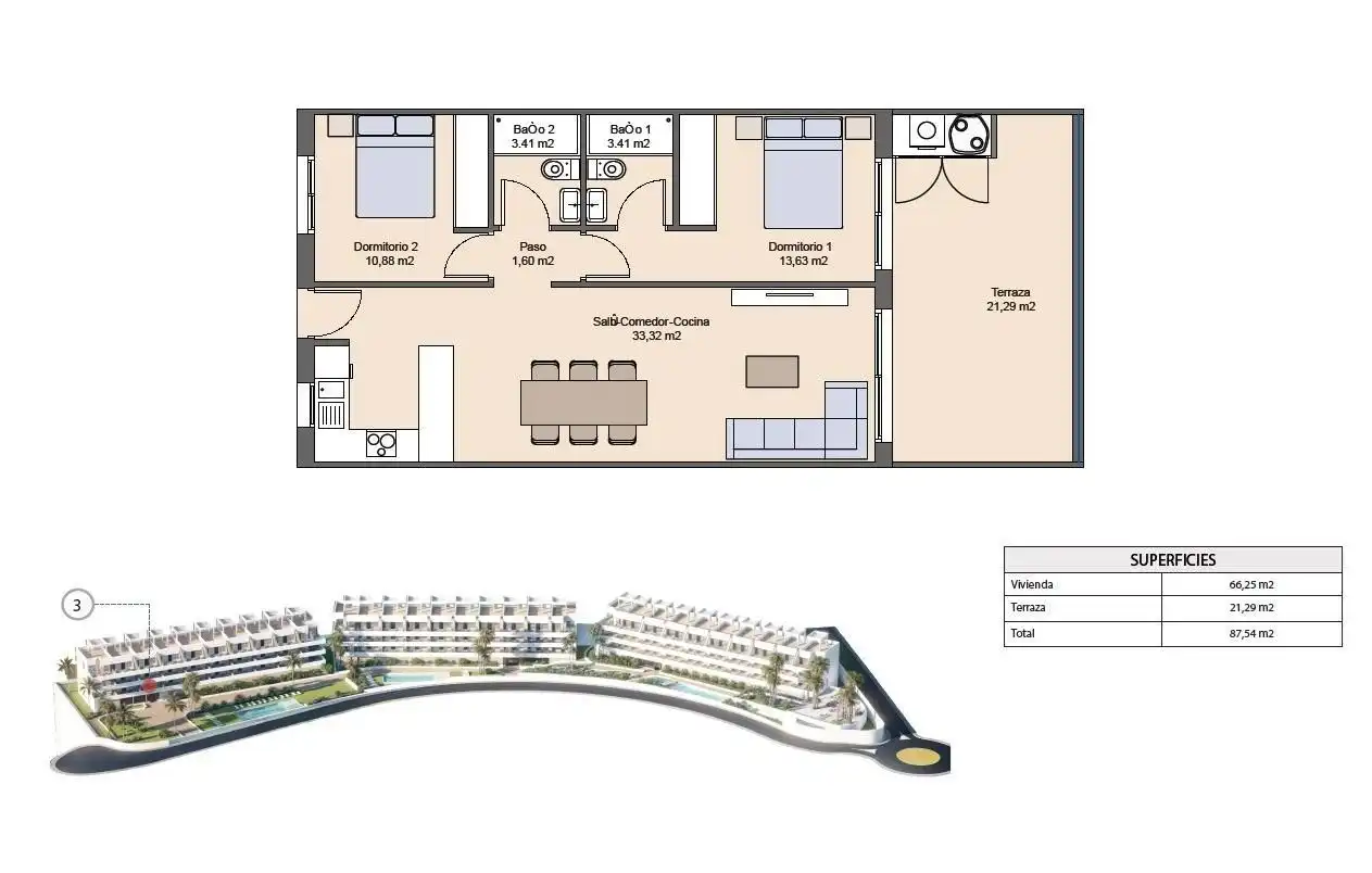 Apartment mit Pool zum Verkauf in Balcón de Finestrat - Terra Marina, imagen 38