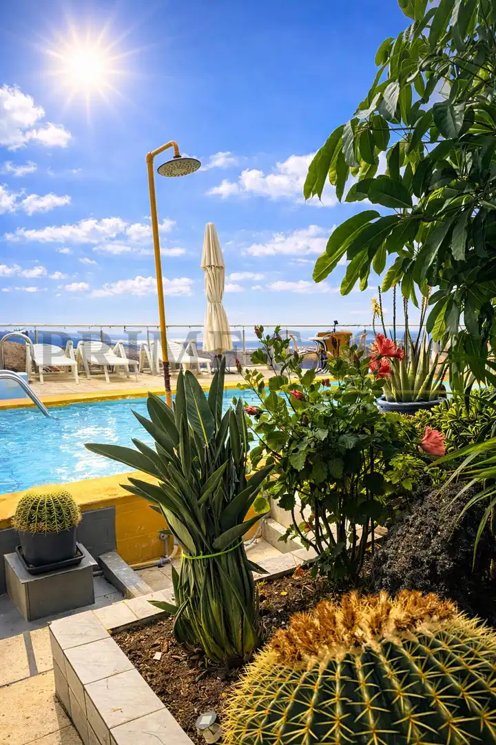 Piscina de Ático de alquiler en San Bartolomé de Tirajana con Jardín privado, Terraza y Amueblado
