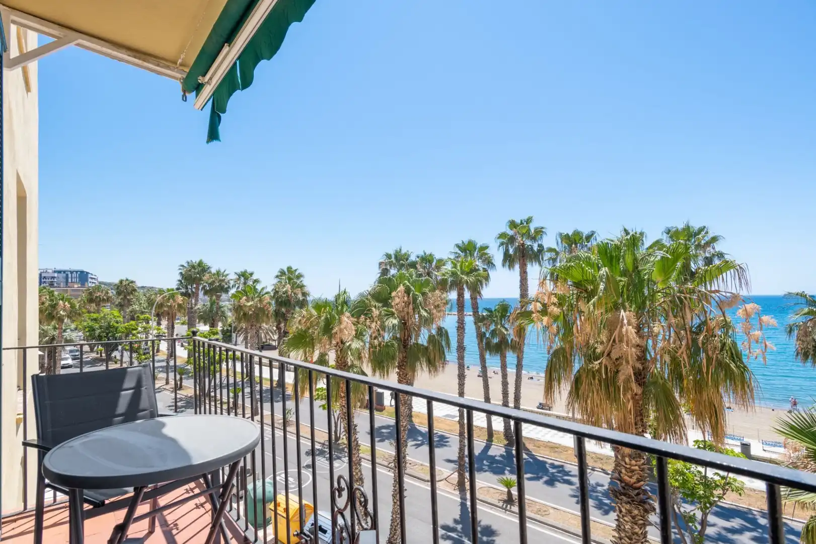 Terraza de Piso de alquiler en Málaga con Aire acondicionado y Amueblado