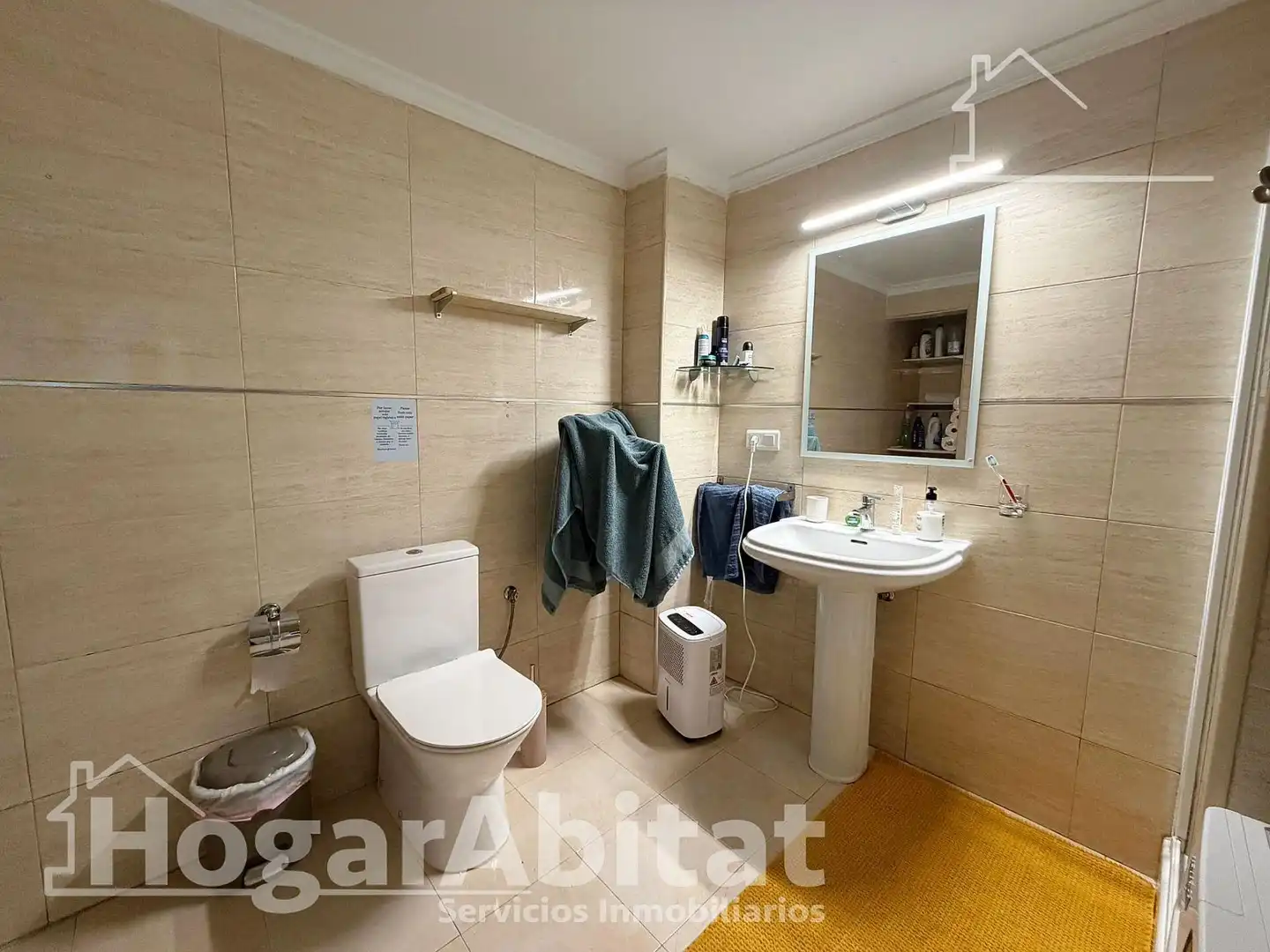 Badezimmer von Wohnung zum Verkauf in Sagunto / Sagunt mit Klimaanlage und Terrasse
