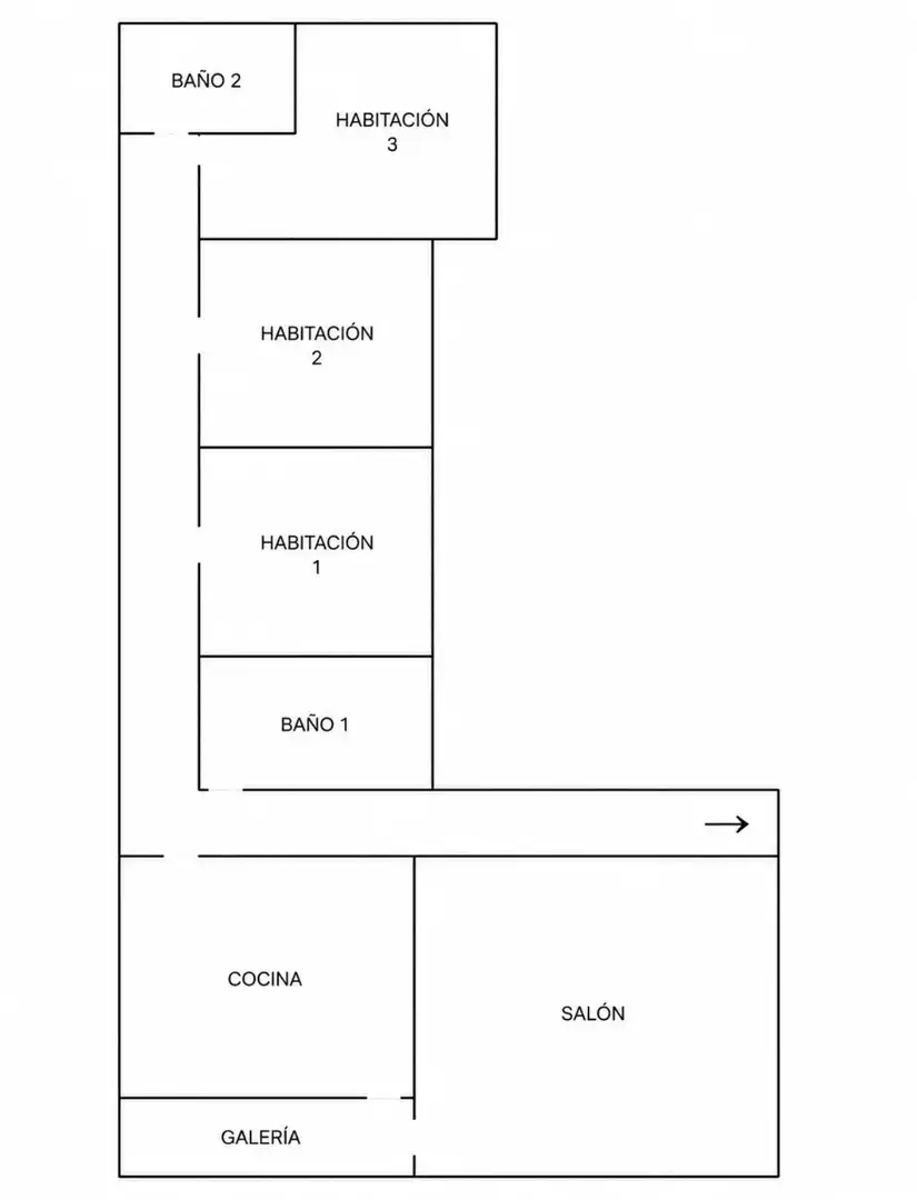 Piso en venta en Elche / Elx con Calefacción y Balcón