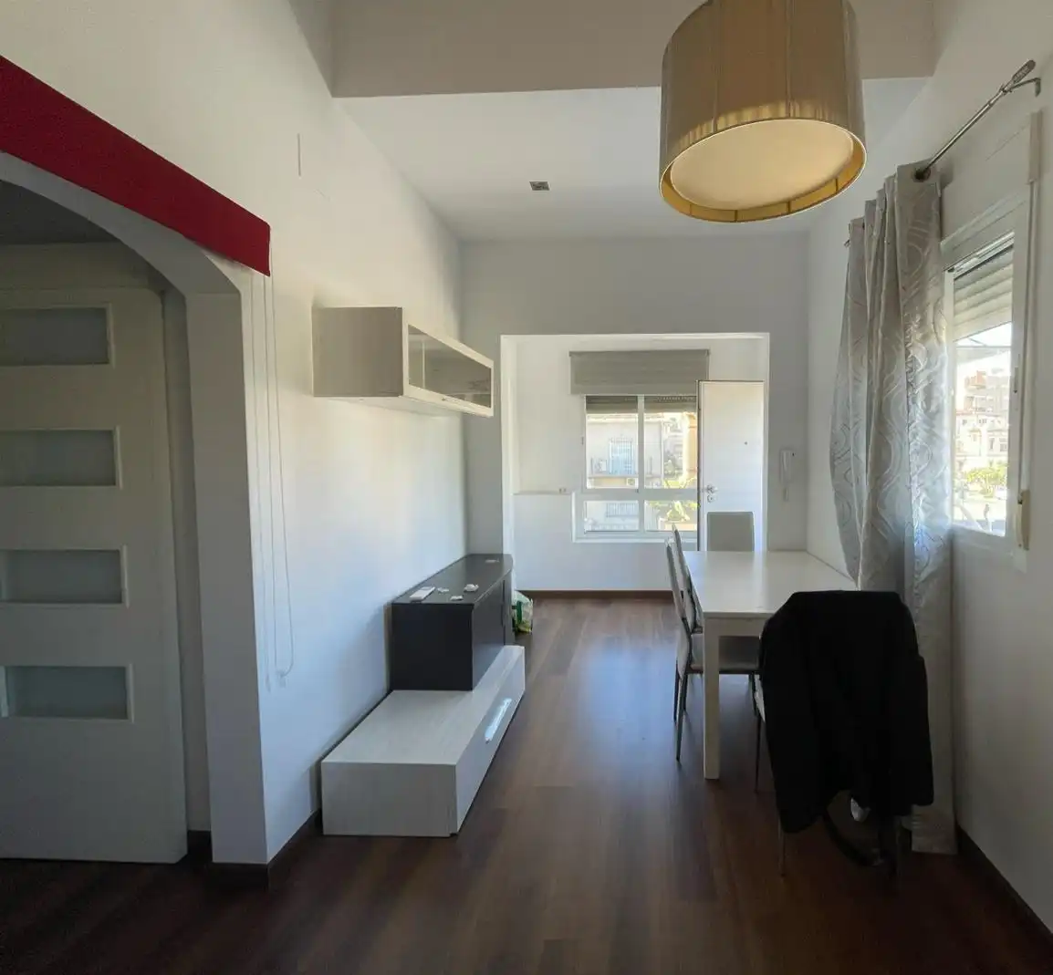 Dining room of Flat for rent in Cartagena  with Air Conditioner, Parquet flooring and Furnished