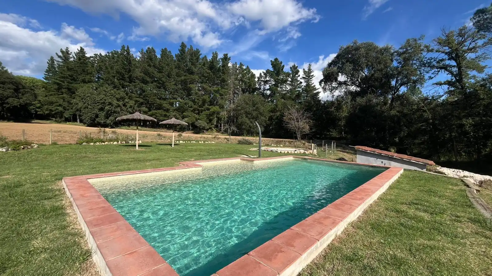 Piscina de Finca rústica de alquiler en Gualba con Calefacción
