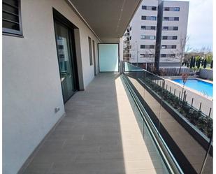 Terrace of Flat to rent in Vilanova i la Geltrú  with Air Conditioner, Heating and Parquet flooring
