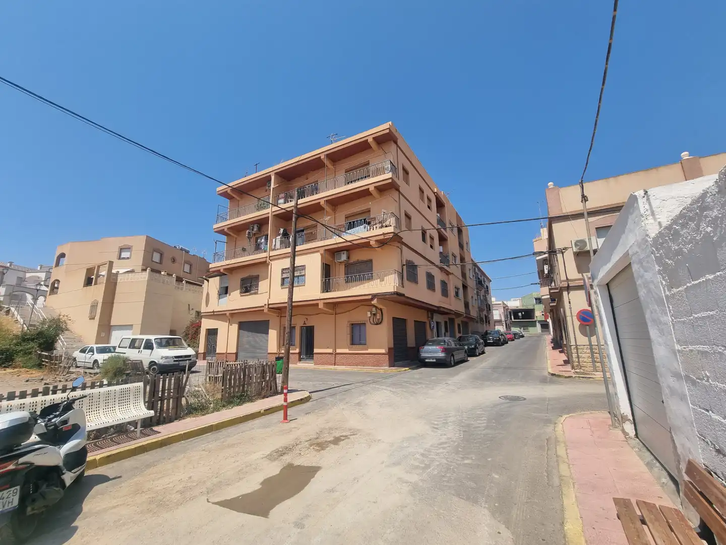 Exterior view of Flat for sale in Benahadux  with Air Conditioner, Heating and Terrace