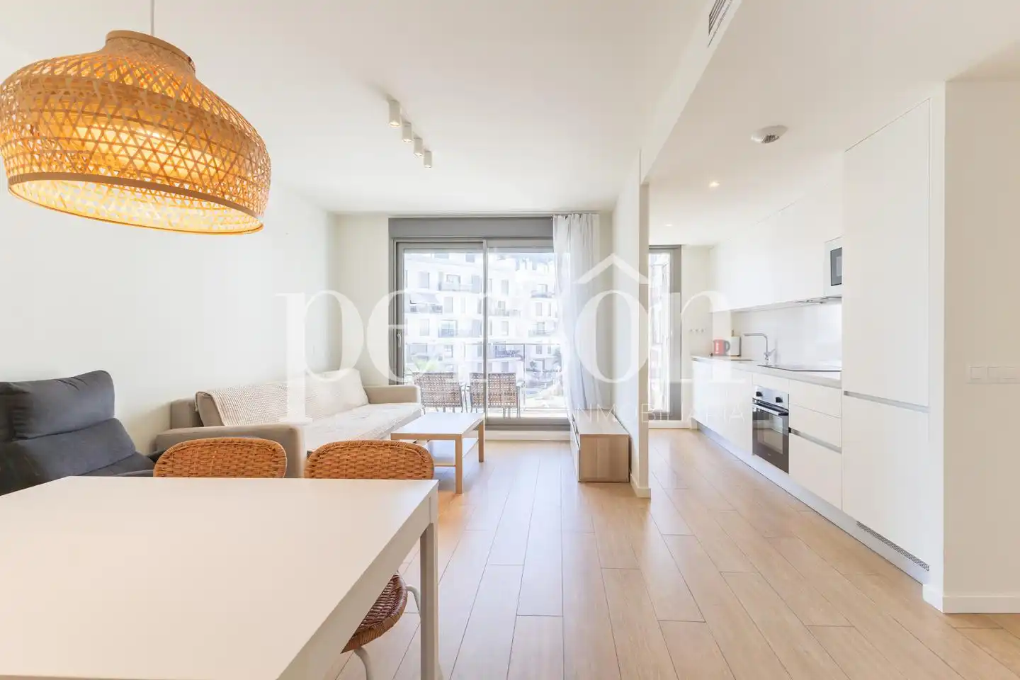 Living room of Flat for rent in Dénia  with Air Conditioner, Terrace and Storage room