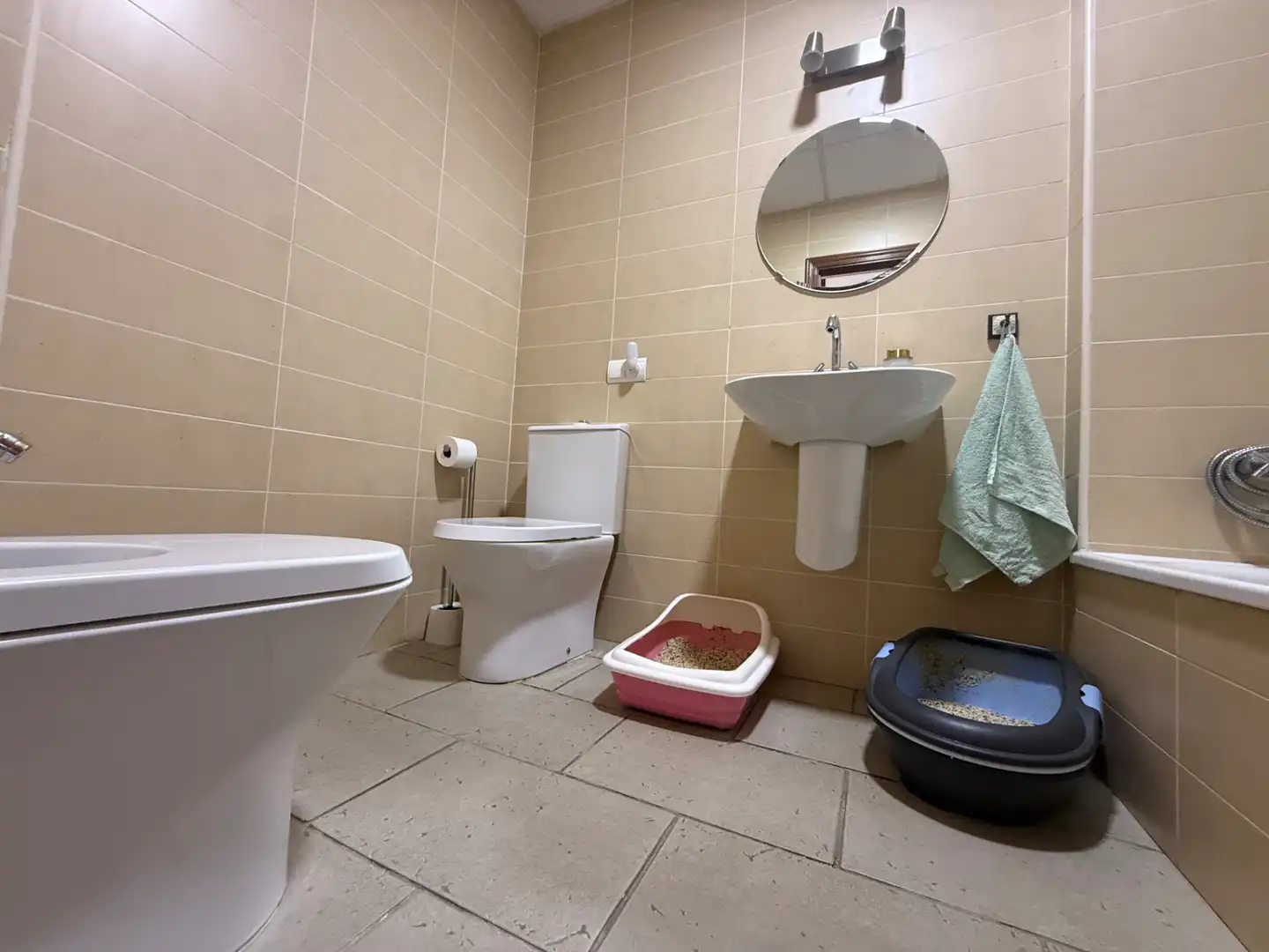 Baño de Casa o chalet en venta en Huelva con Aire acondicionado, Calefacción y Terraza