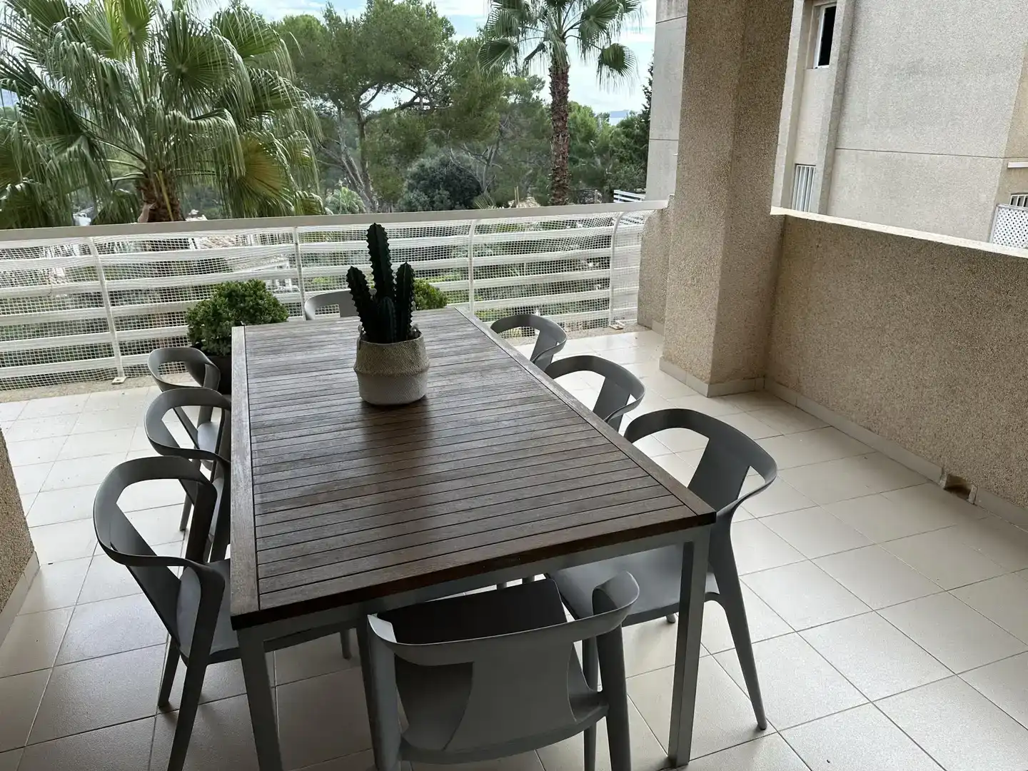 Terrace of Flat for rent in Pollença  with Air Conditioner, Swimming Pool and Balcony