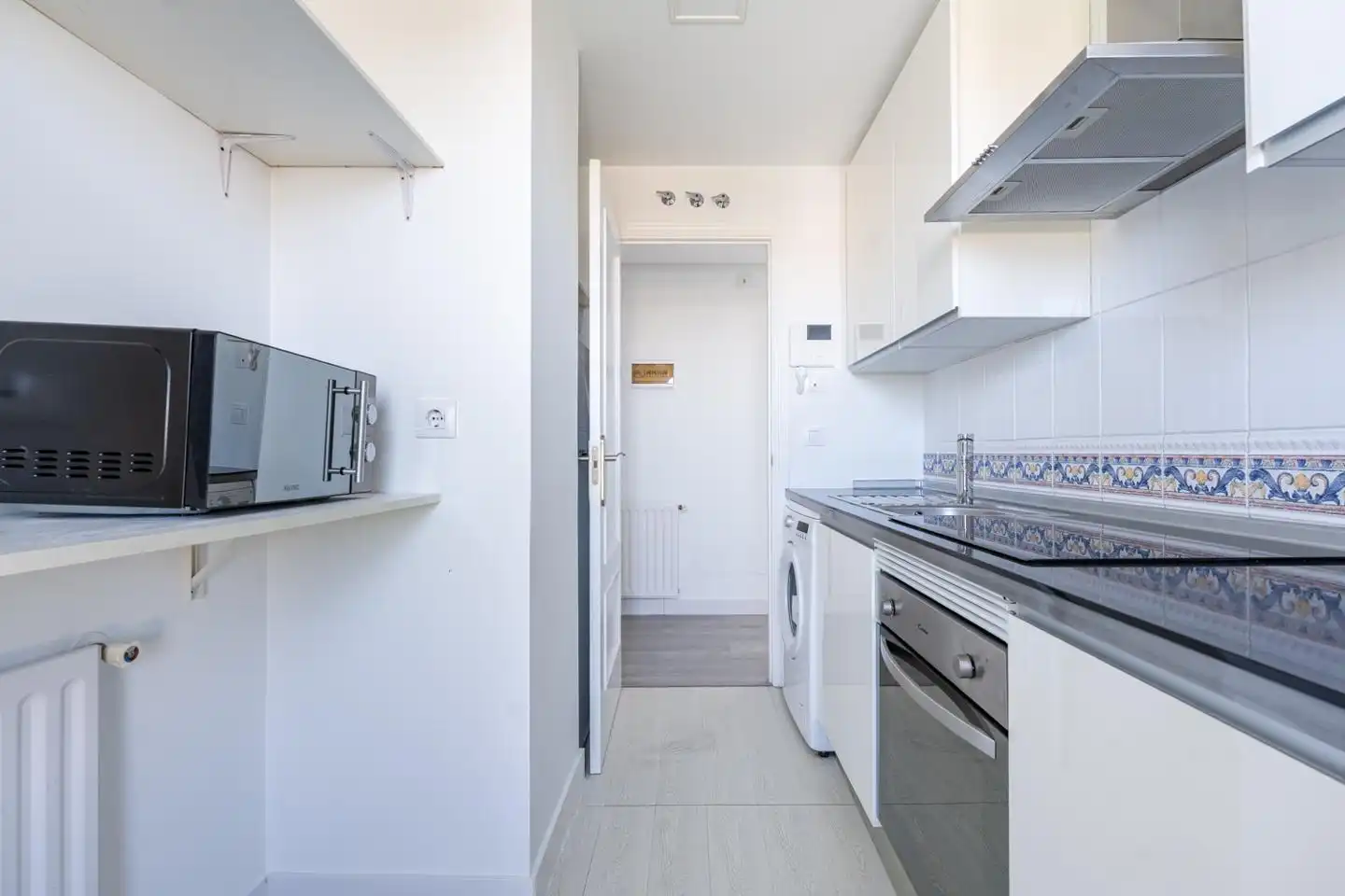 Kitchen of Attic for rent in Madrid  with Air Conditioner, Heating and Parquet flooring