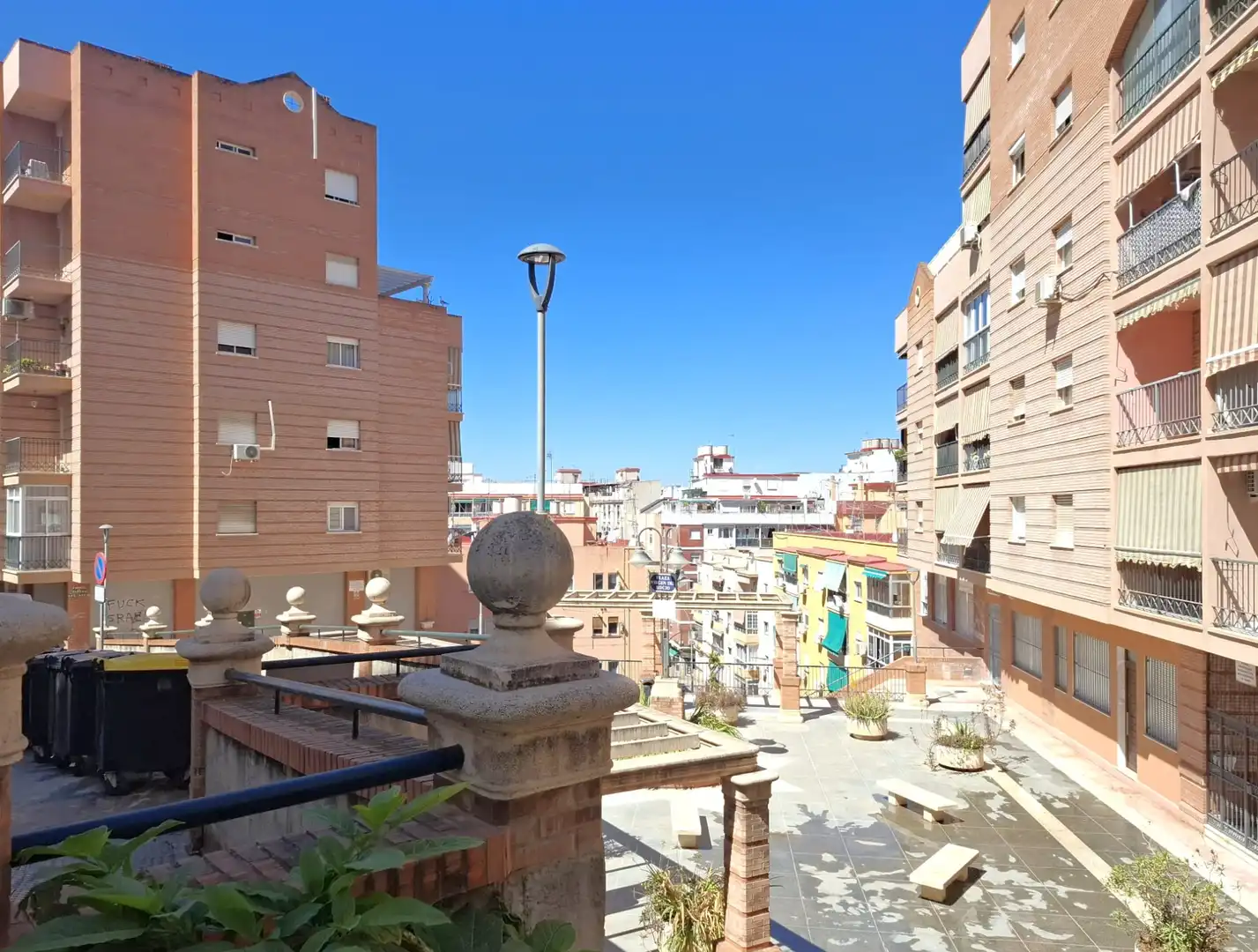 Exterior view of Flat for sale in Málaga  with Air Conditioner