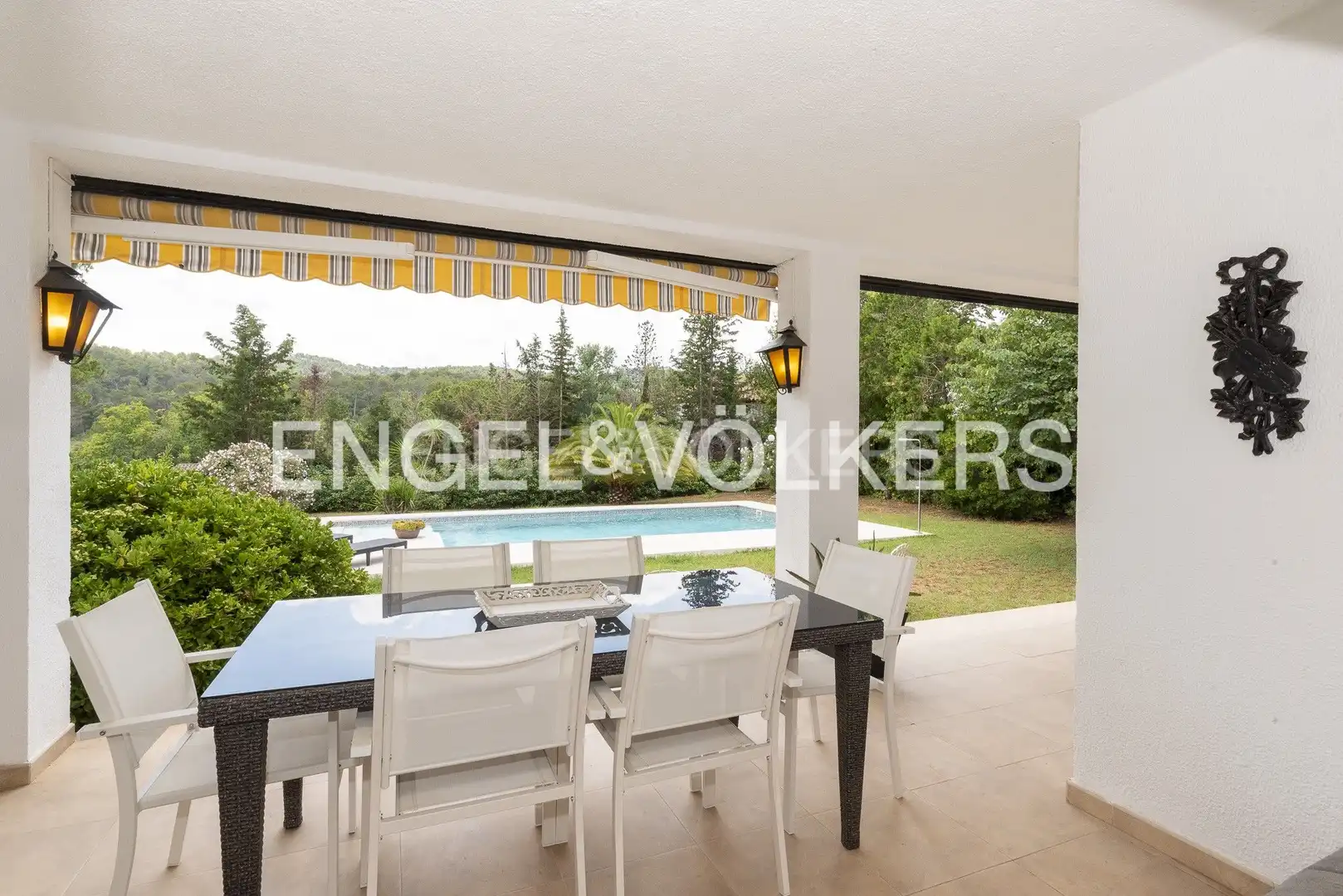 Terraza de Casa o chalet en venta en Sant Cugat del Vallès con Aire acondicionado, Calefacción y Jardín privado