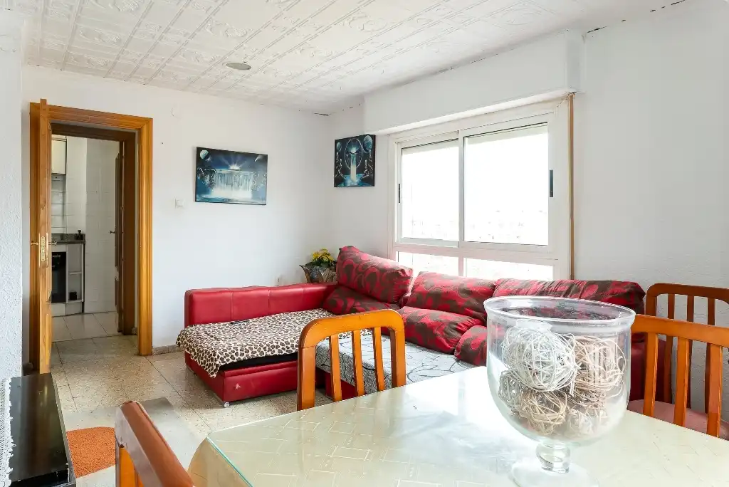 Sala de estar de Piso en venta en Ibi con Amueblado