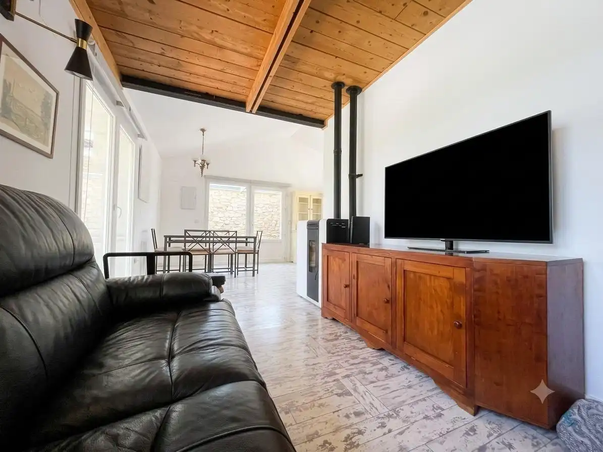 Sala de estar de Casa o chalet en venta en El Espinar con Calefacción y Terraza