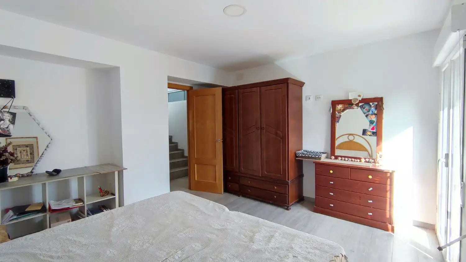 Dormitori de Casa adosada en venda en Alcoy / Alcoi amb Aire condicionat, Jardí privat i Traster