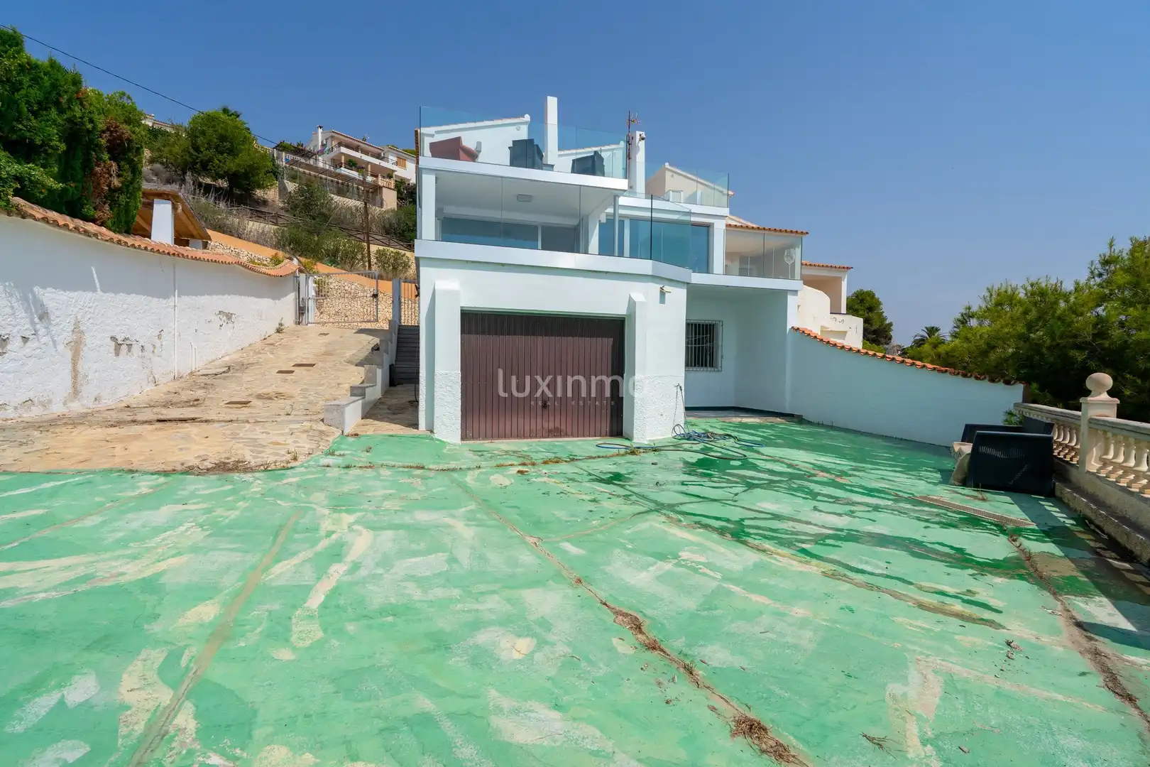 Vista exterior de Casa adosada en venta en Benissa con Aire acondicionado, Calefacción y Terraza