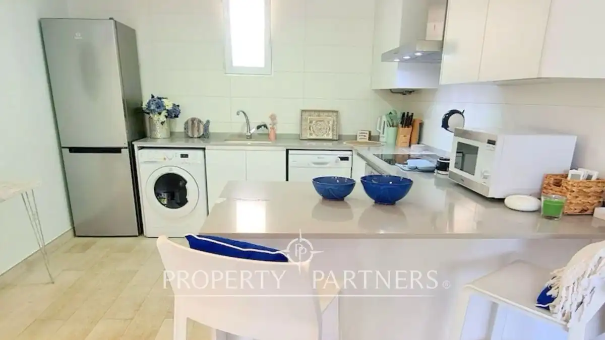 Cocina de Apartamento en venta en Moraira con Aire acondicionado, Terraza y Amueblado