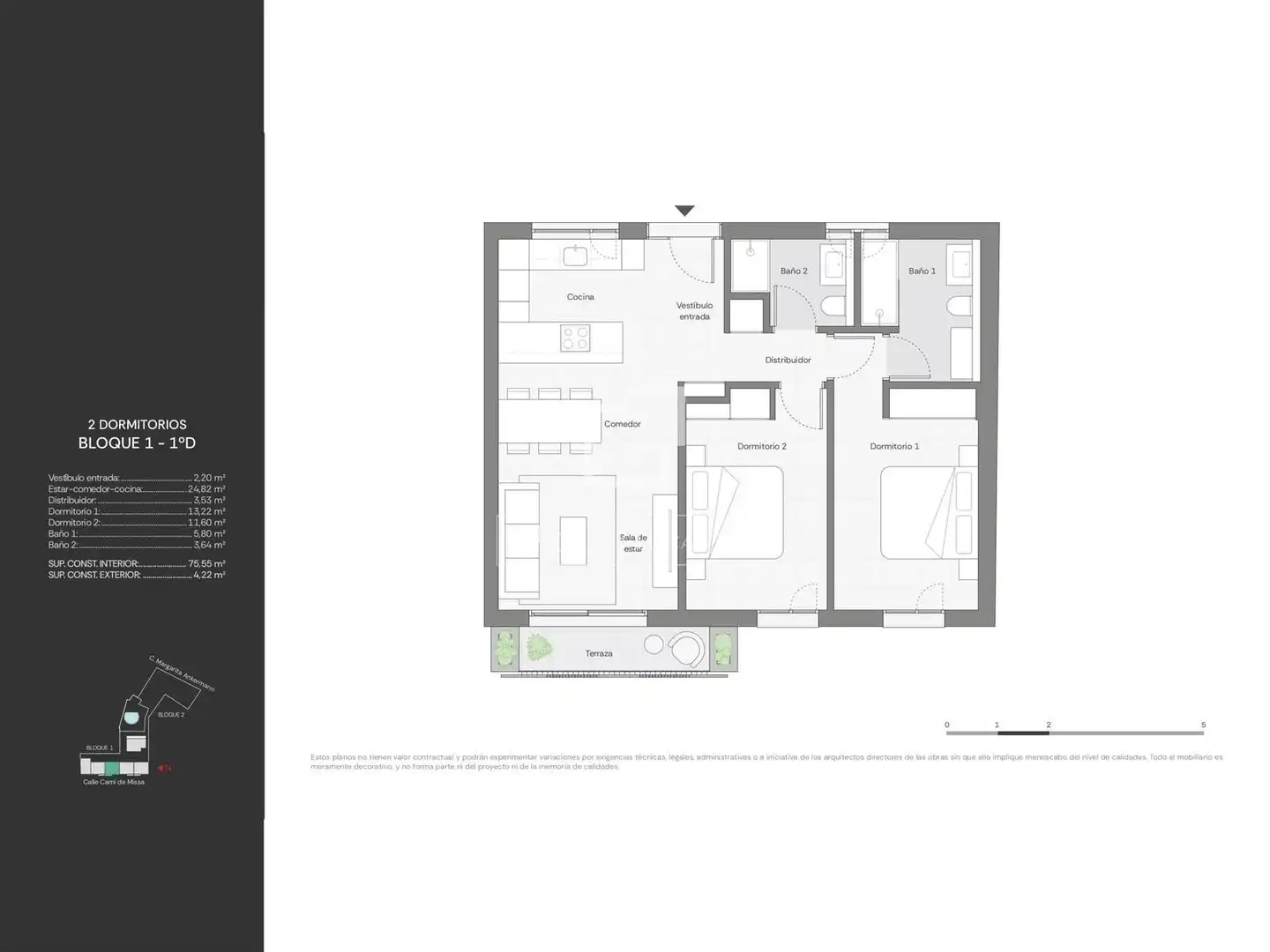 Flat with pool for sale in Santa Eulària, imagen 5