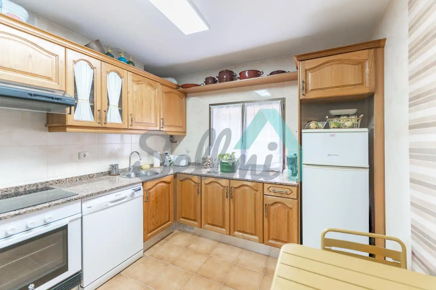 Cocina de Piso de alquiler en Gijón  con Calefacción y Amueblado