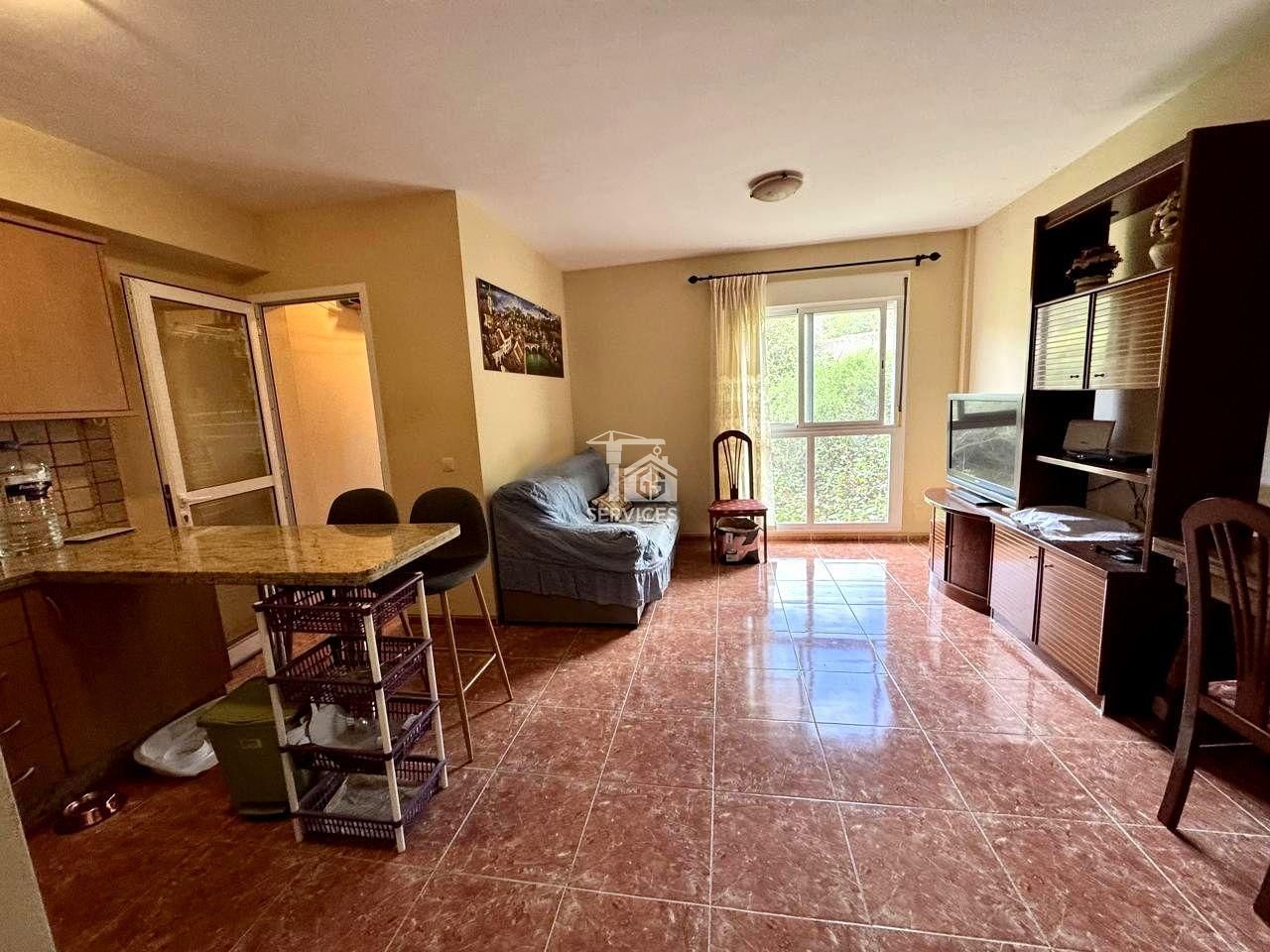 Living room of Flat for sale in Arona  with Air Conditioner, Terrace and Furnished