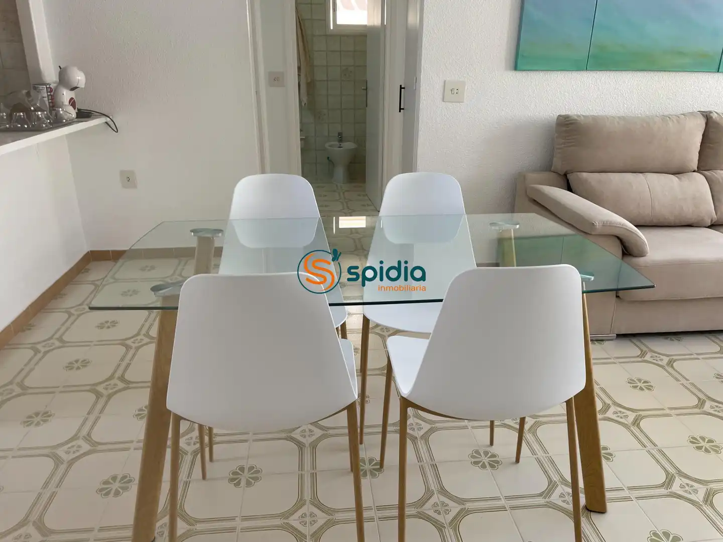 Comedor de Apartamento de alquiler en Águilas con Balcón