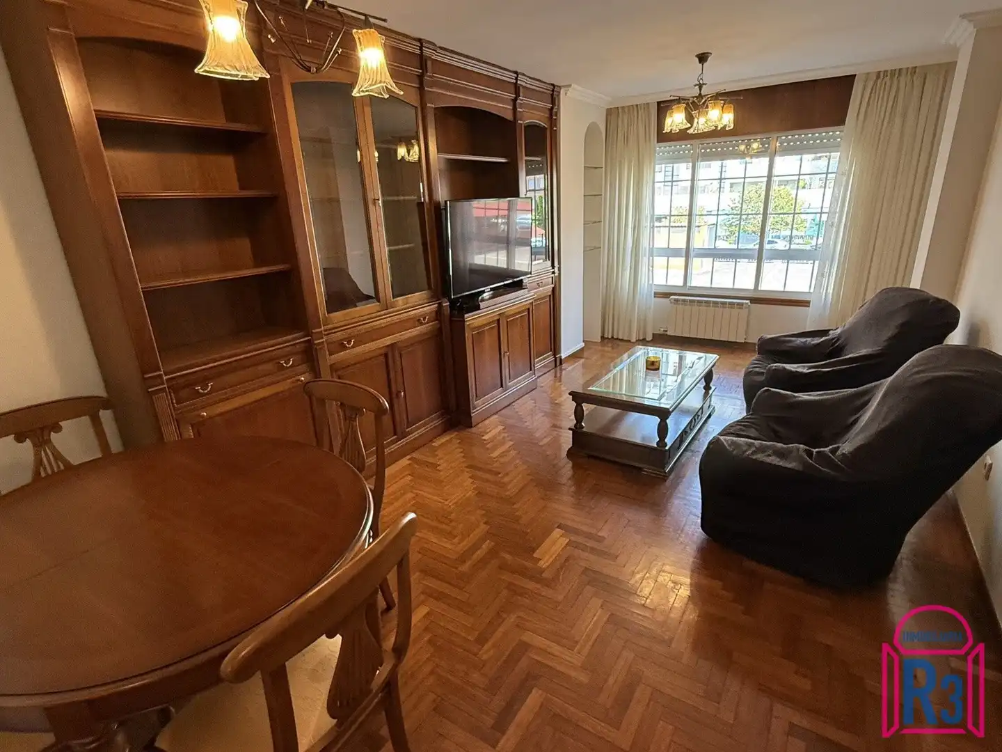 Wohnzimmer von Wohnung zur Miete in León Capital  mit Heizung, Terrasse und Möbliert