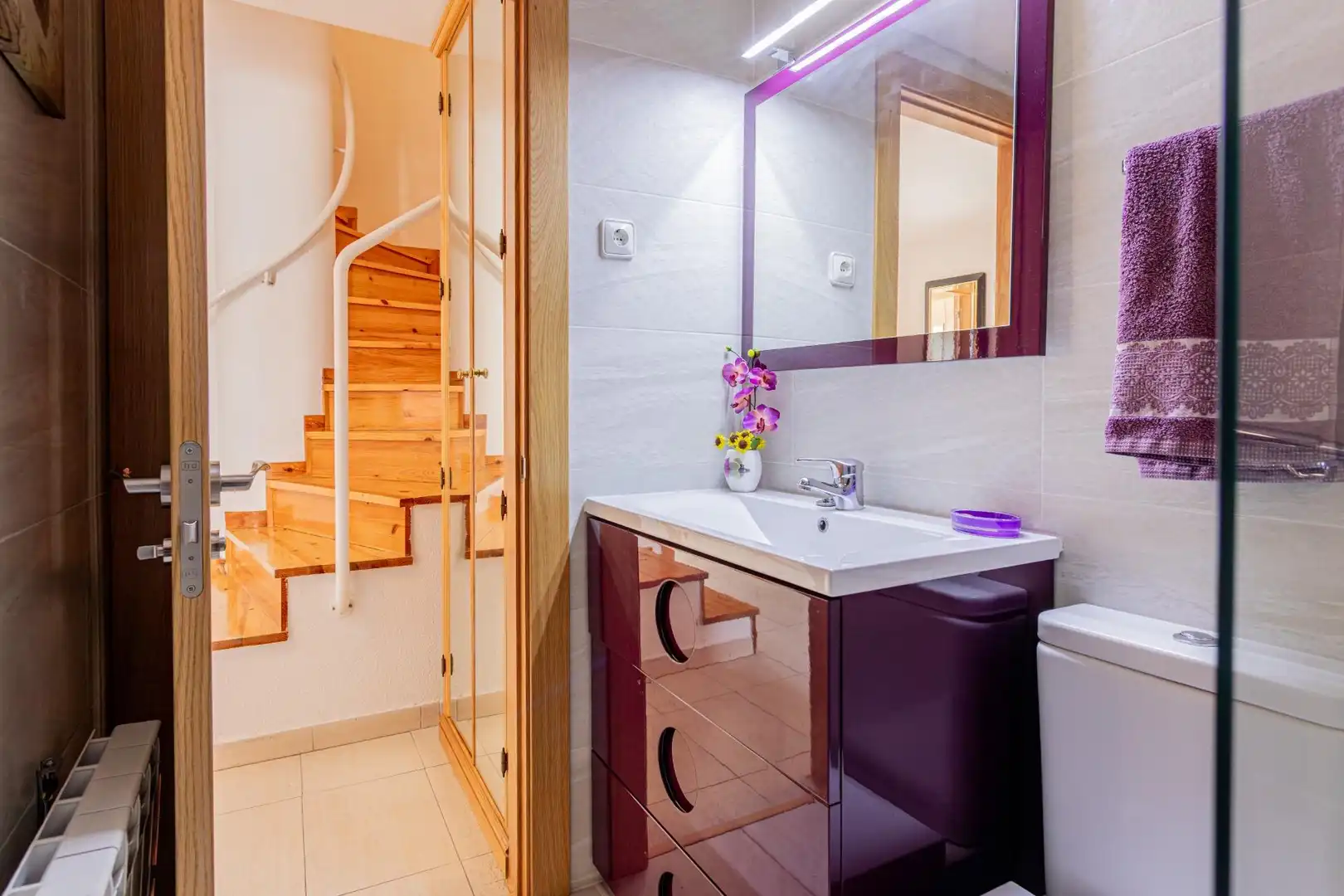 Baño de Casa adosada en venta en Tres Cantos con Calefacción, Jardín privado y Terraza