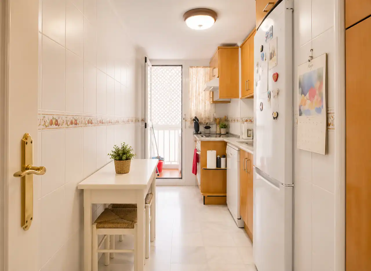 Cocina de Piso en venta en Marbella con Aire acondicionado, Terraza y Amueblado