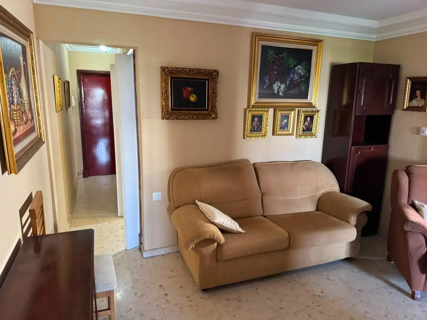 Sala de estar de Piso en venta en Jerez de la Frontera con Amueblado