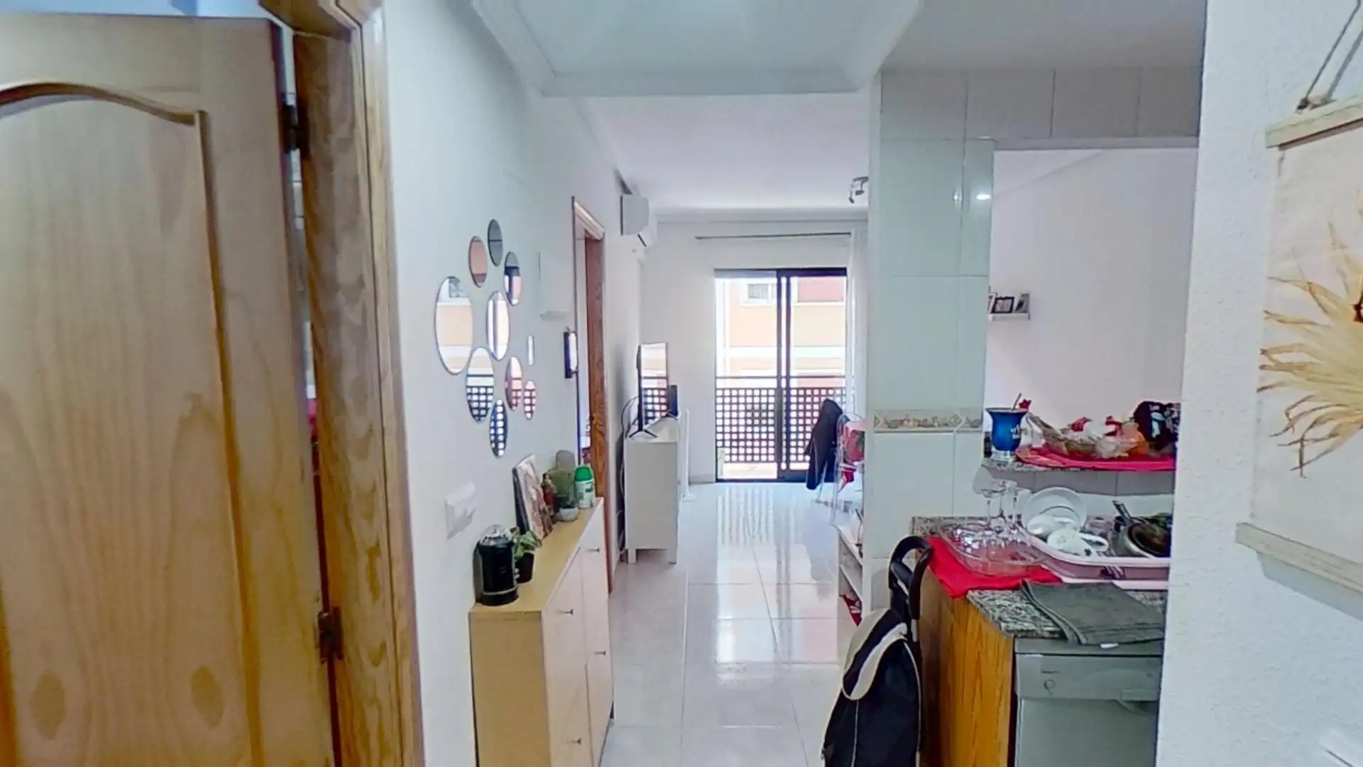 Kitchen of Flat for sale in Alicante / Alacant  with Air Conditioner, Furnished and Balcony