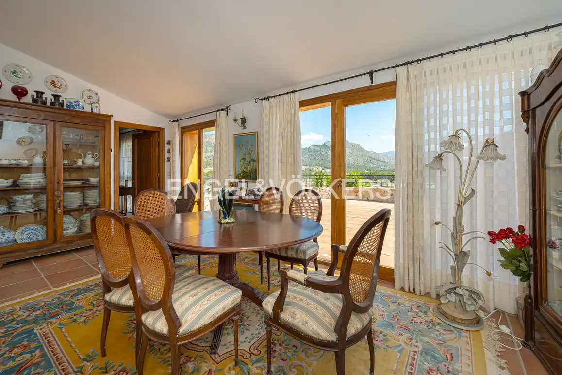Comedor de Casa o chalet en venta en Relleu con Aire acondicionado, Jardín privado y Terraza