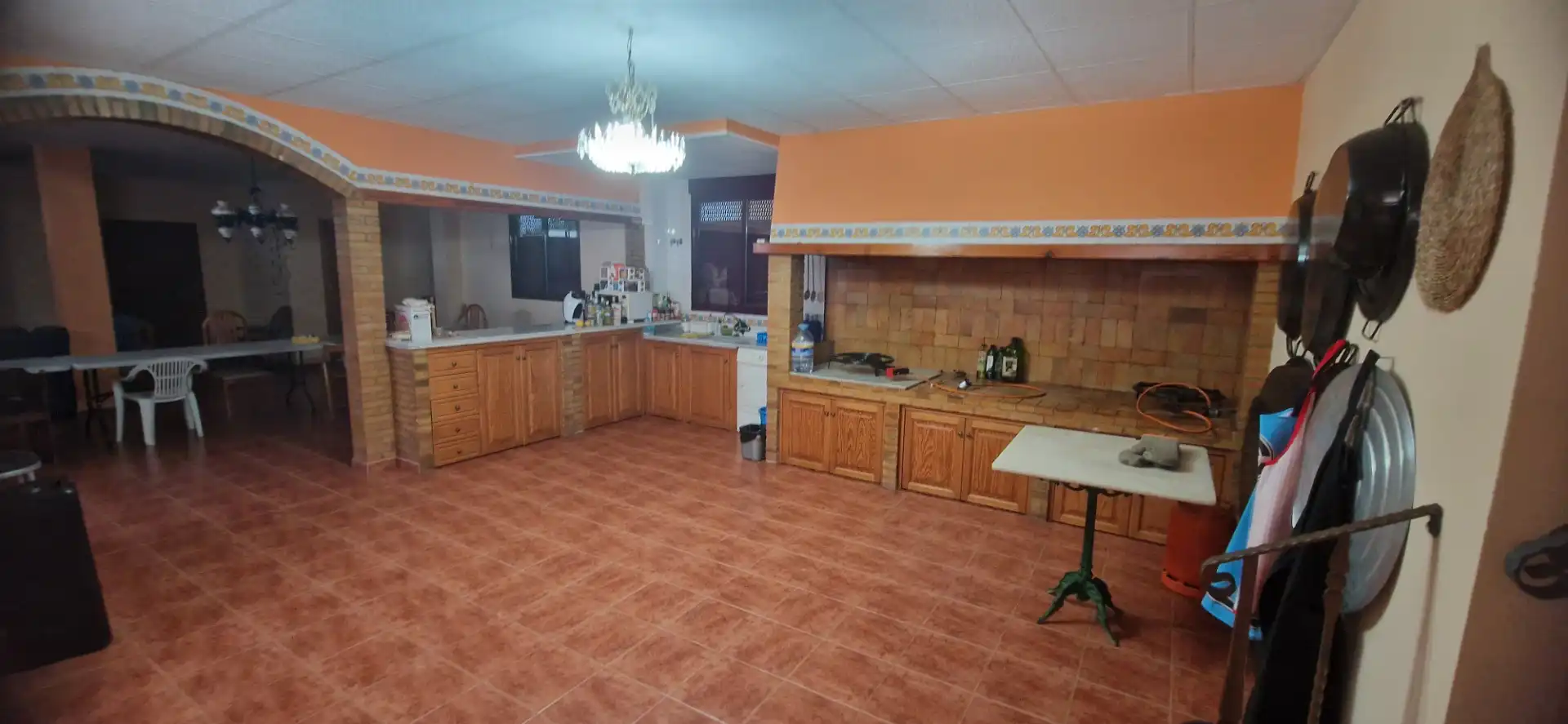Cuina de Casa o xalet de lloguer en Benifaió amb Aire condicionat, Calefacció i Jardí privat