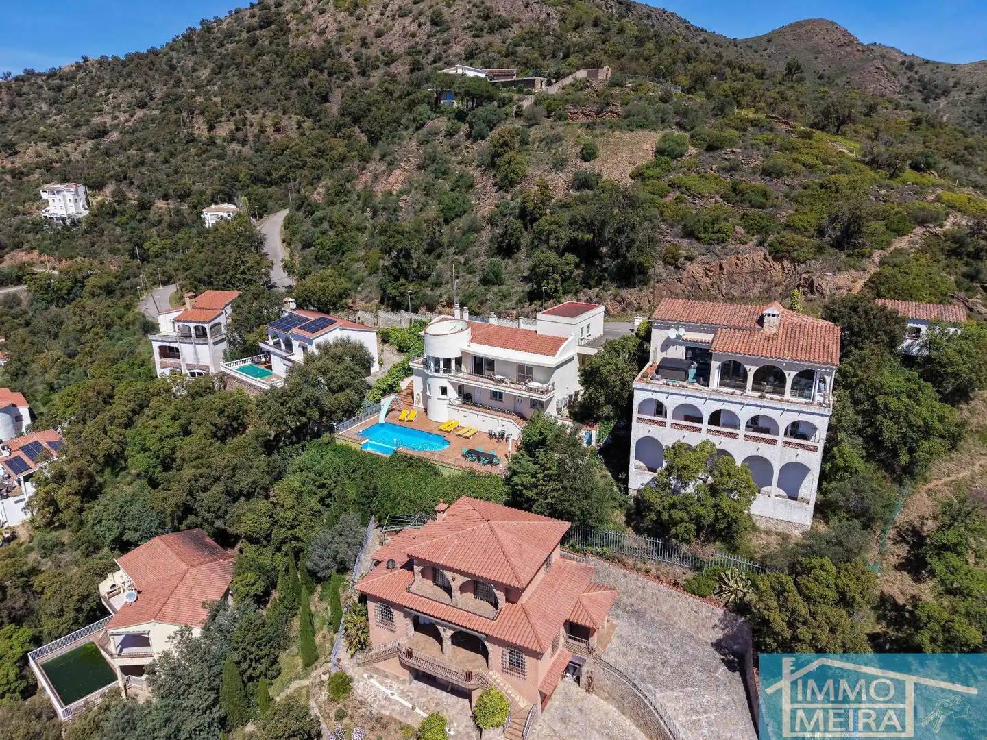 Exterior view of Houses for sale in Roses  with Air Conditioner, Heating and Private garden