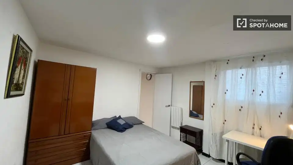 Habitación de Piso de alquiler en Madrid con Aire acondicionado, Calefacción y Amueblado