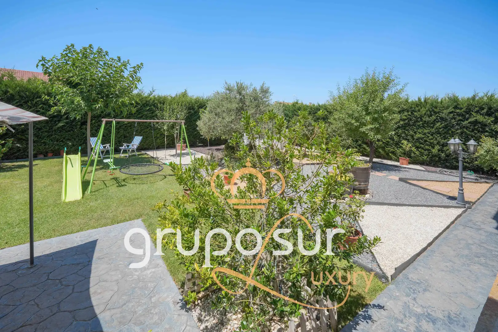 Jardín de Casa o chalet en venta en Aldeamayor de San Martín con Calefacción, Jardín privado y Terraza