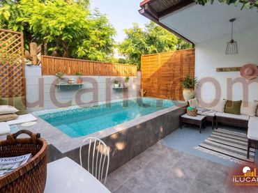 Bungalow con piscina en venta en Pueblo Español - Coveta Fumá