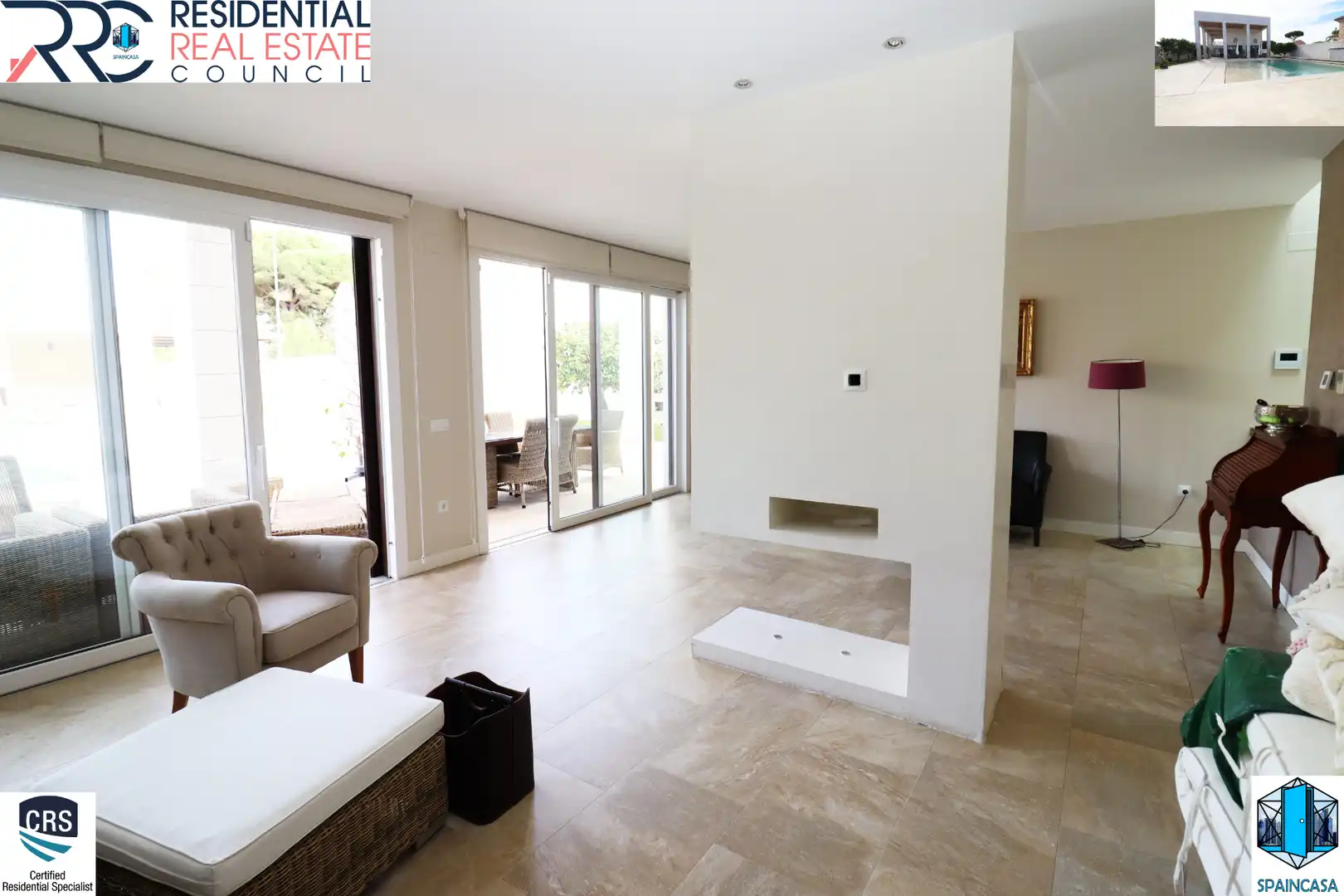 Sala d'estar de Casa o xalet en venda en Aljaraque amb Aire condicionat, Traster i Piscina